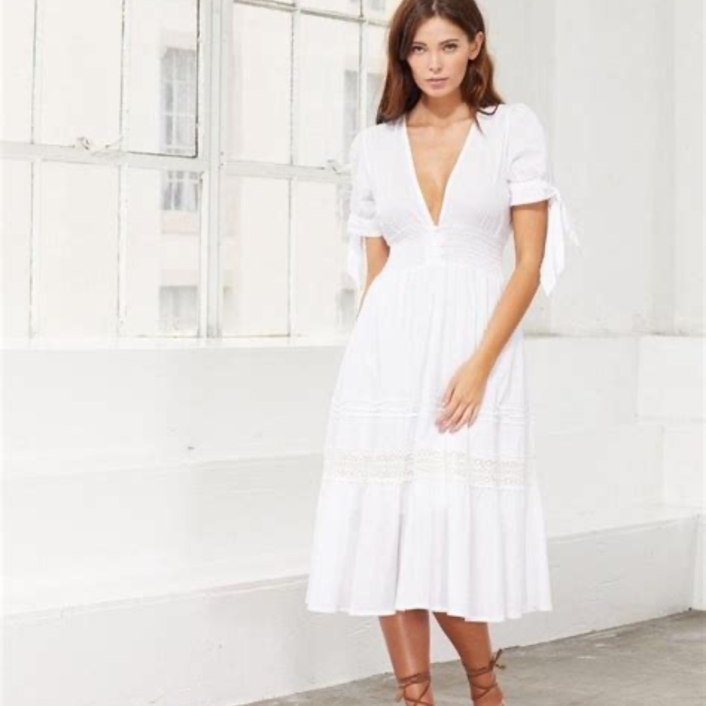Cleobella Claire Cotton Midi dress size small